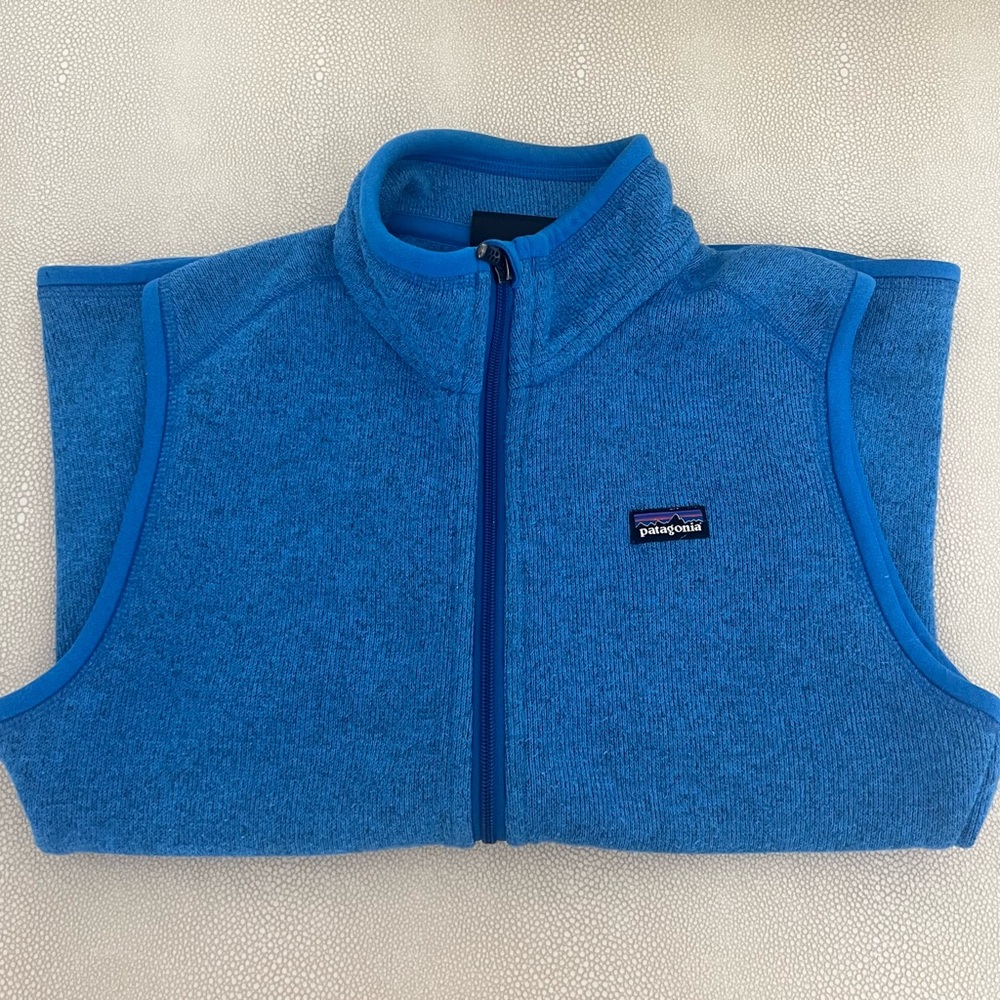 Patagonia Womens Vest Size Medium Blue Better Sweater Vest